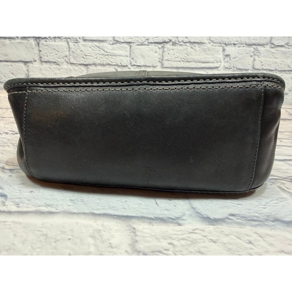COACH Black Bleecker Legacy Tattersall Shoulder Bag F0769-11419 Antique Brass - Picture 6 of 15
